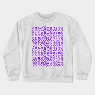 Xoxo valentine's day - purple Crewneck Sweatshirt